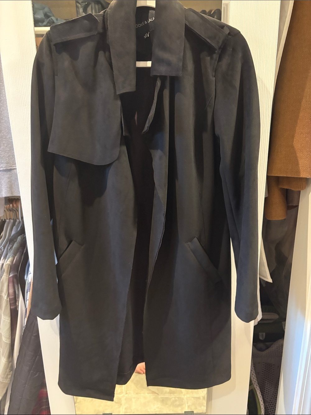 Women’s Black Trench Coat by Jones New York